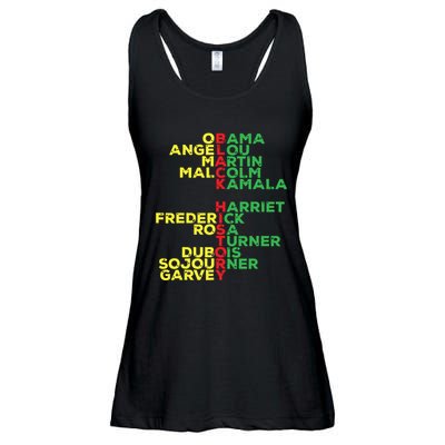 Black History Month Leaders Women Ladies Essential Flowy Tank