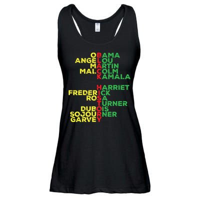 Black History Month Leaders Women Ladies Essential Flowy Tank