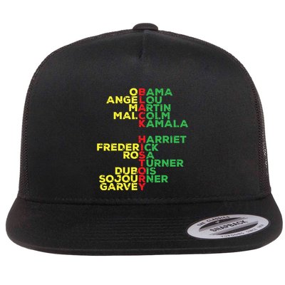 Black History Month Leaders Women Flatbill Hat