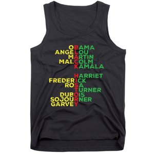 Black History Month Leaders Women Tank Top