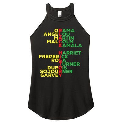 Black History Month Leaders Women Women's Perfect Tri Rocker Tank