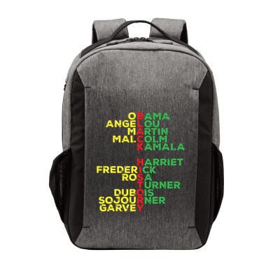 Black History Month Leaders Women Vector Backpack