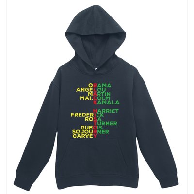 Black History Month Leaders Women Urban Pullover Hoodie