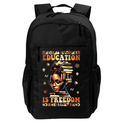 Black History Month Shirts Education Is Freedom Teacher Daily Commute Backpack