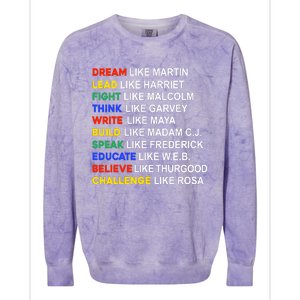 Black History Month African American Country Celebration Colorblast Crewneck Sweatshirt