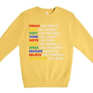 Black History Month African American Country Celebration Premium Crewneck Sweatshirt