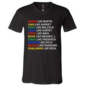 Black History Month African American Country Celebration V-Neck T-Shirt