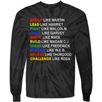 Black History Month African American Country Celebration Tie-Dye Long Sleeve Shirt