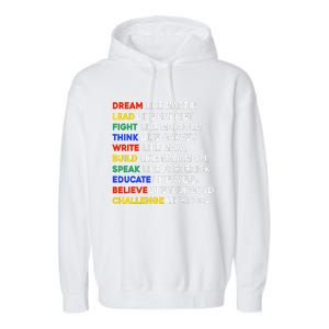 Black History Month African American Country Celebration Garment-Dyed Fleece Hoodie