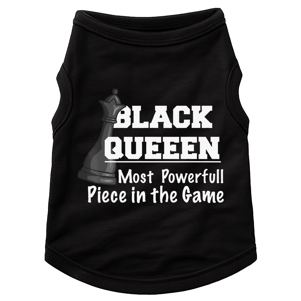 Black History Month Black Queen Doggie Tank