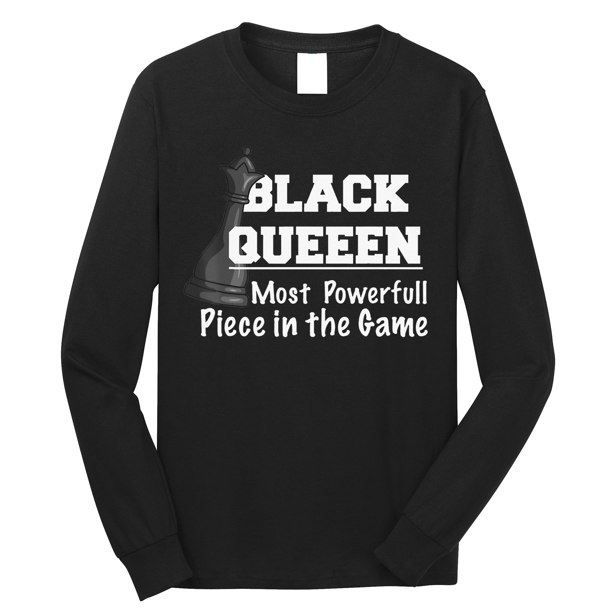 Black History Month Black Queen Long Sleeve Shirt