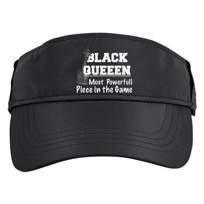 Black History Month Black Queen Adult Drive Performance Visor