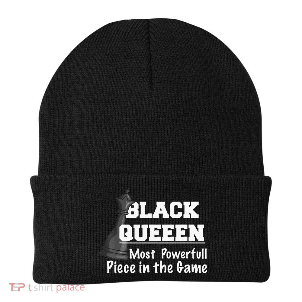 Black History Month Black Queen Beanie