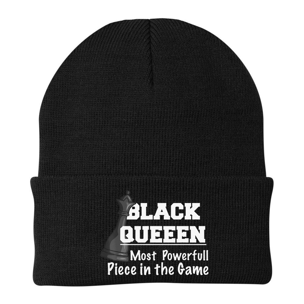 Black History Month Black Queen Beanie