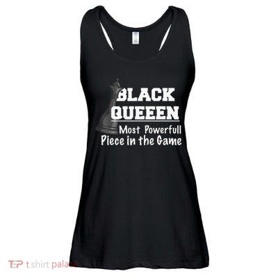Black History Month Black Queen Ladies Essential Flowy Tank