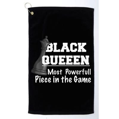 Black History Month Black Queen Golf Towel