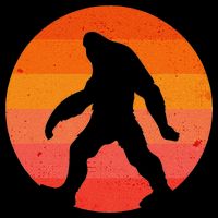 Bigfoot Halloween Moon Vintage Costume Sasquatch Yeti Gift Backpack