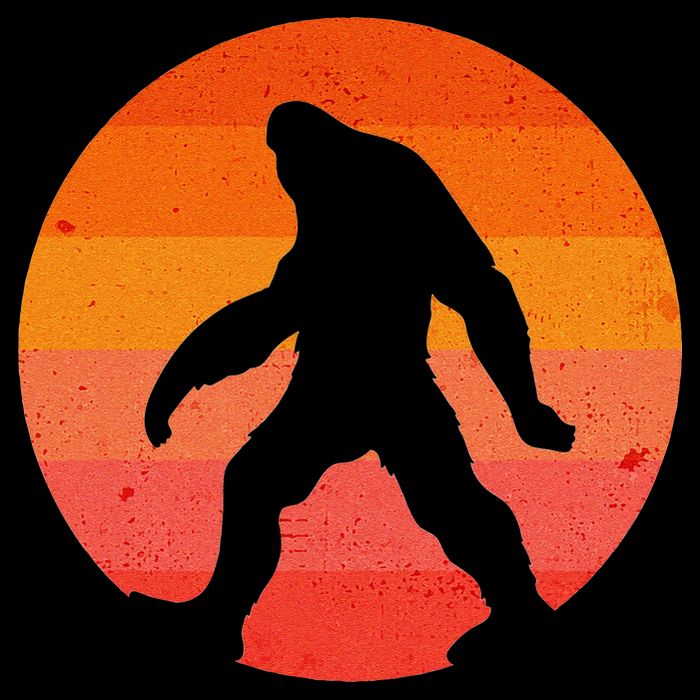 Bigfoot Halloween Moon Vintage Costume Sasquatch Yeti Gift Backpack