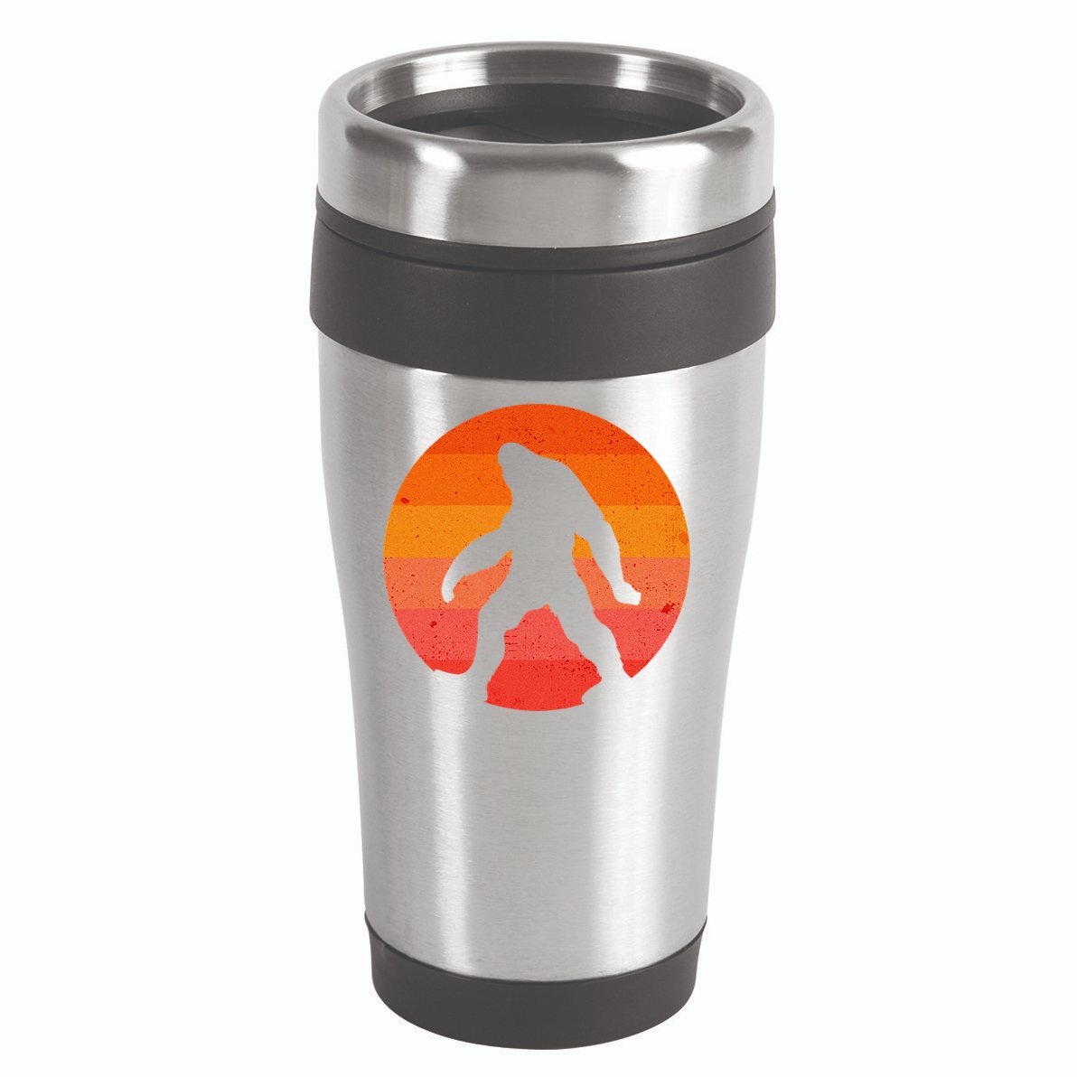 Bigfoot Halloween Moon Vintage Costume Sasquatch Yeti Gift 16oz Travel Tumbler