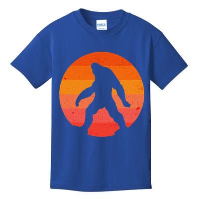 Bigfoot Halloween Moon Vintage Costume Sasquatch Yeti Gift Kids T-Shirt