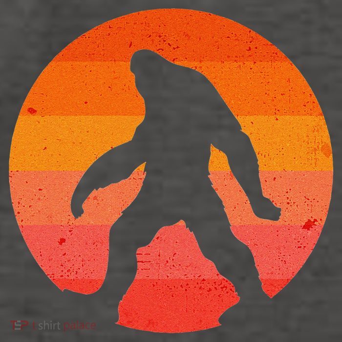 Bigfoot Halloween Moon Vintage Costume Sasquatch Yeti Gift Vector Backpack