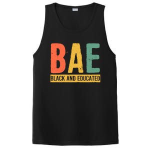 Black History Month Funny Gift Black Pride Bae Black And Educated Cool Gift PosiCharge Competitor Tank