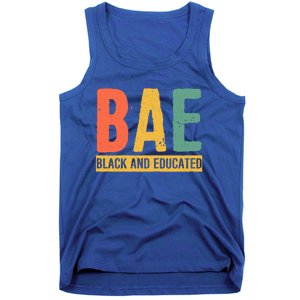 Black History Month Funny Gift Black Pride Bae Black And Educated Cool Gift Tank Top