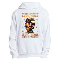 Black History Month Education Is Freedom Teacher Women Urban Pullover Hoodie