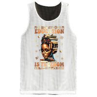 Black History Month Education Is Freedom Teacher Women Mesh Reversible Basketball Jersey Tank