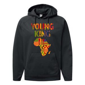 Black History Month Shirts Cool African Kente Art African American Print Performance Fleece Hoodie