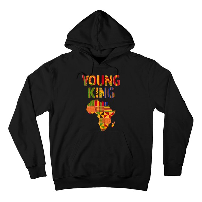 Black History Month Shirts Cool African Kente Art African American Print Hoodie