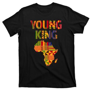 Black History Month Shirts Cool African Kente Art African American Print T-Shirt