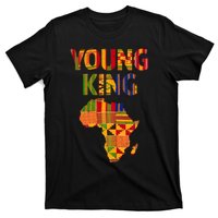 Black History Month Shirts Cool African Kente Art African American Print T-Shirt