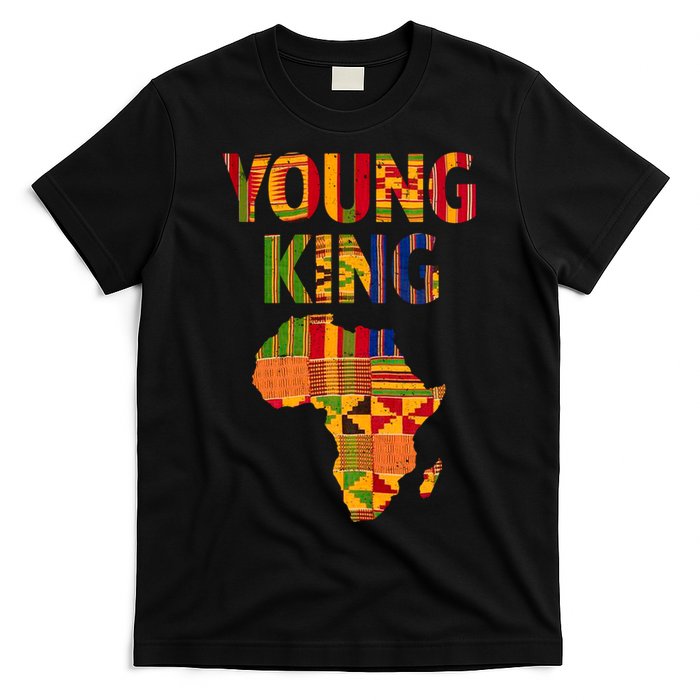 Black History Month Shirts Cool African Kente Art African American Print T-Shirt