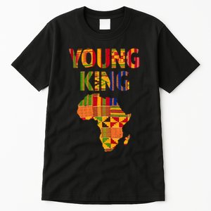 Black History Month Shirts Cool African Kente Art African American Print Tall T-Shirt