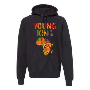 Black History Month Shirts Cool African Kente Art African American Print Premium Hoodie