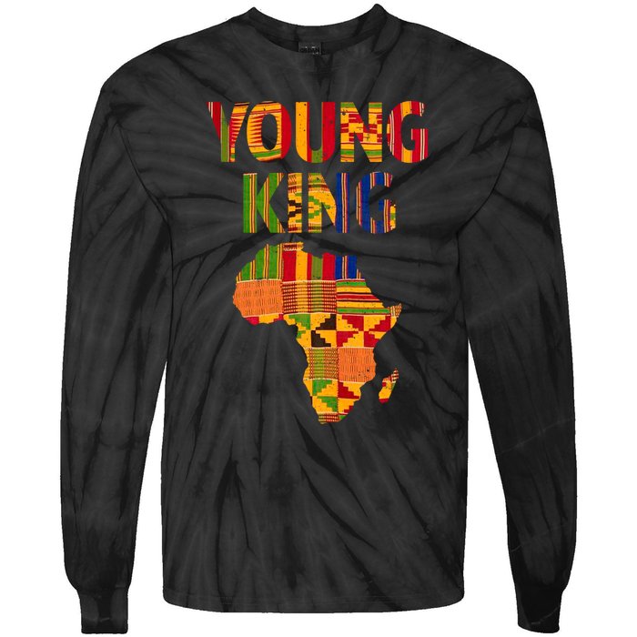 Black History Month Shirts Cool African Kente Art African American Print Tie-Dye Long Sleeve Shirt