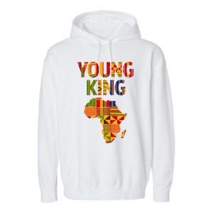 Black History Month Shirts Cool African Kente Art African American Print Garment-Dyed Fleece Hoodie