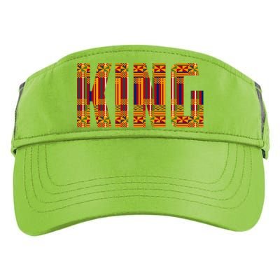 Black History Month Shirts Funny African King Gift Cool Kente Cloth Lover Adult Drive Performance Visor