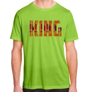 Black History Month Shirts Funny African King Gift Cool Kente Cloth Lover Adult ChromaSoft Performance T-Shirt