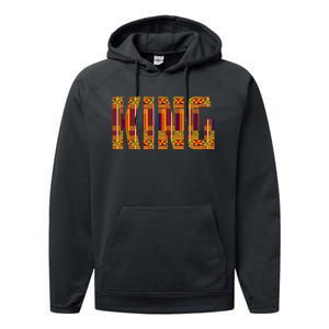 Black History Month Shirts Funny African King Gift Cool Kente Cloth Lover Performance Fleece Hoodie