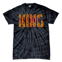 Black History Month Shirts Funny African King Gift Cool Kente Cloth Lover Tie-Dye T-Shirt