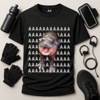 Baby Hippo Moo Deng Cooling Performance Crew T-Shirt
