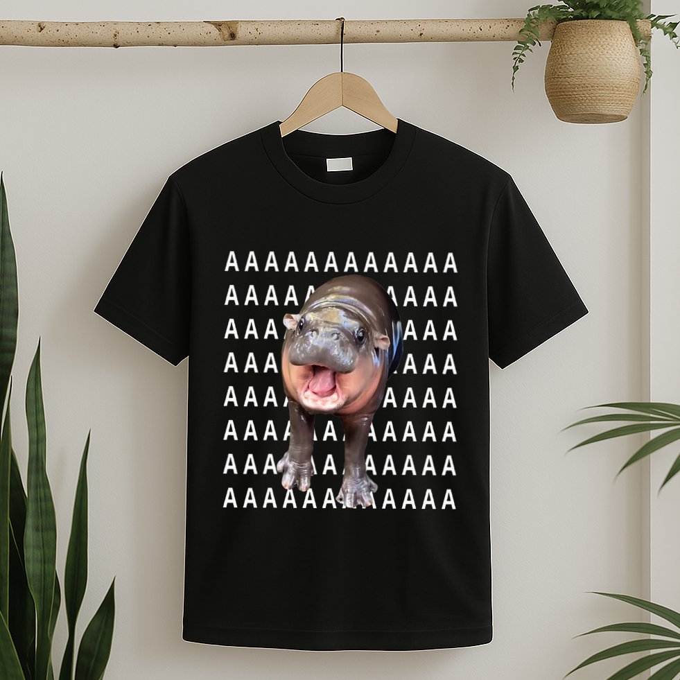Baby Hippo Moo Deng T-Shirt