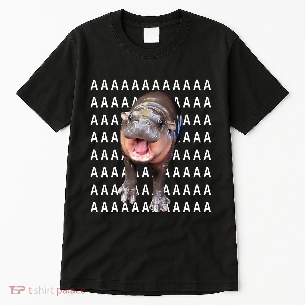 Baby Hippo Moo Deng Tall T-Shirt