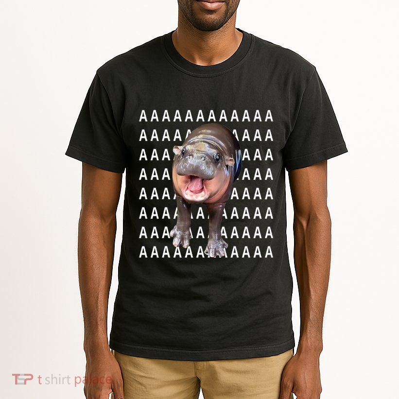 Baby Hippo Moo Deng Tall T-Shirt