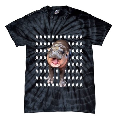 Baby Hippo Moo Deng Tie-Dye T-Shirt