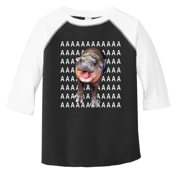 Baby Hippo Moo Deng Toddler Fine Jersey T-Shirt