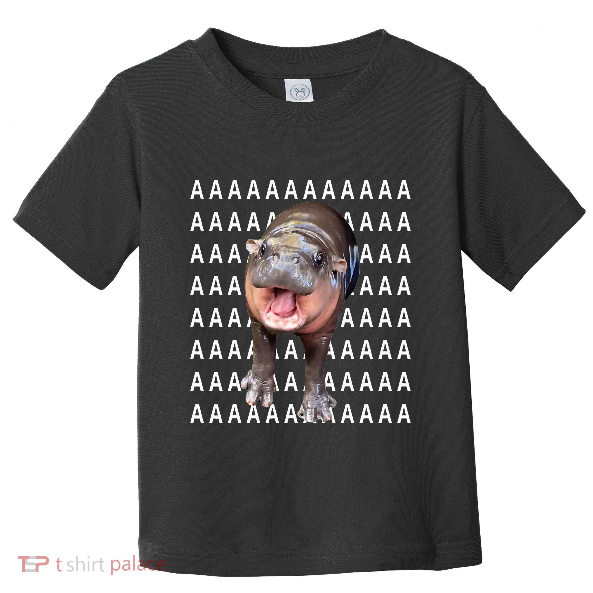 Baby Hippo Moo Deng Toddler T-Shirt