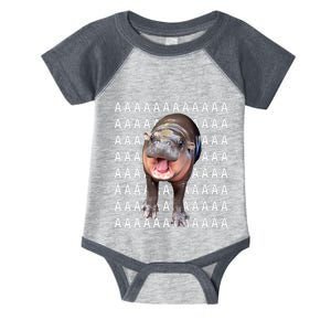 Baby Hippo Moo Deng Infant Baby Jersey Bodysuit